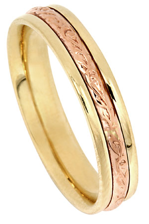 14k Two Tone Gold 939